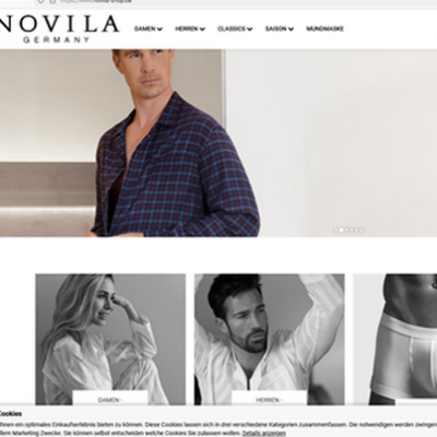 Imagefoto von NOVILA Shop