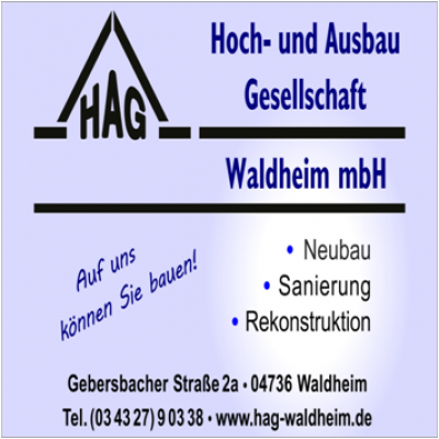 Logo von Hoch- und Ausbau Gesellschaft Waldheim mbH